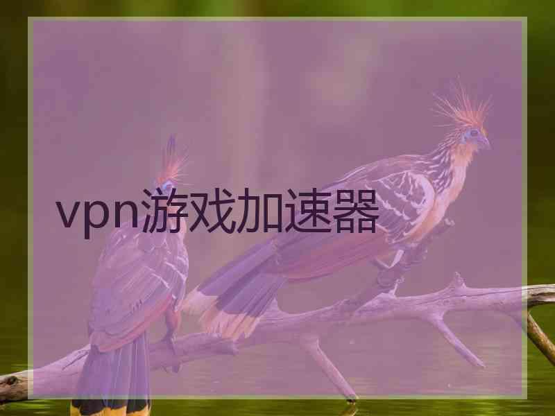 vpn游戏加速器