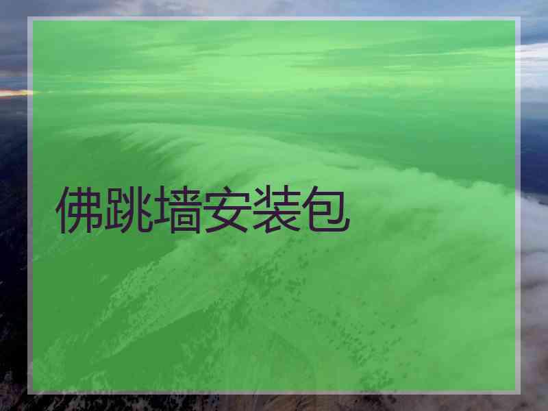 佛跳墙安装包