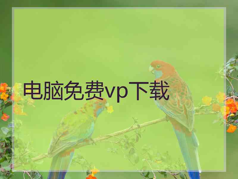 电脑免费vp下载
