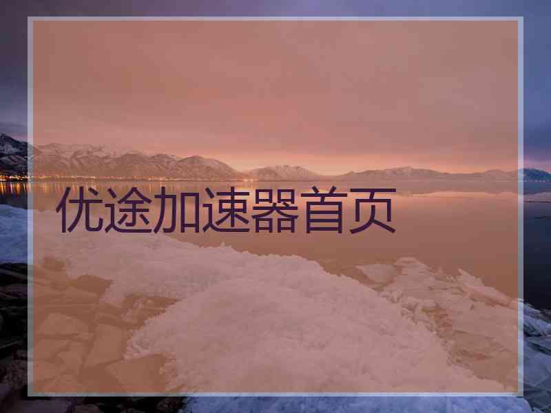 优途加速器首页