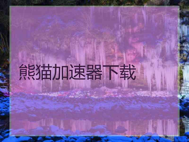 熊猫加速器下载