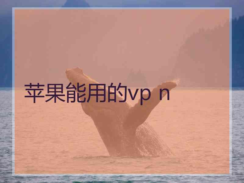 苹果能用的vp n