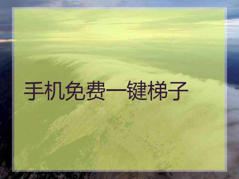 手机免费一键梯子