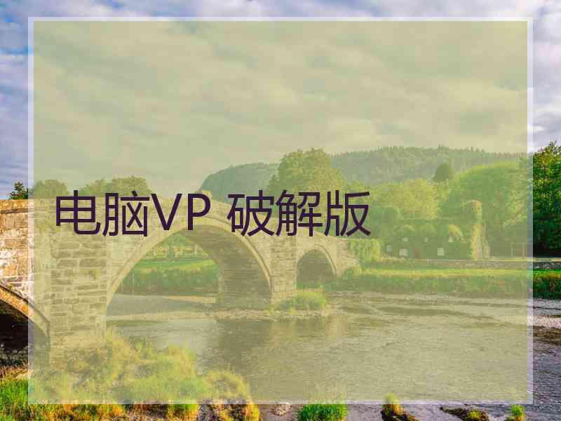 电脑VP 破解版