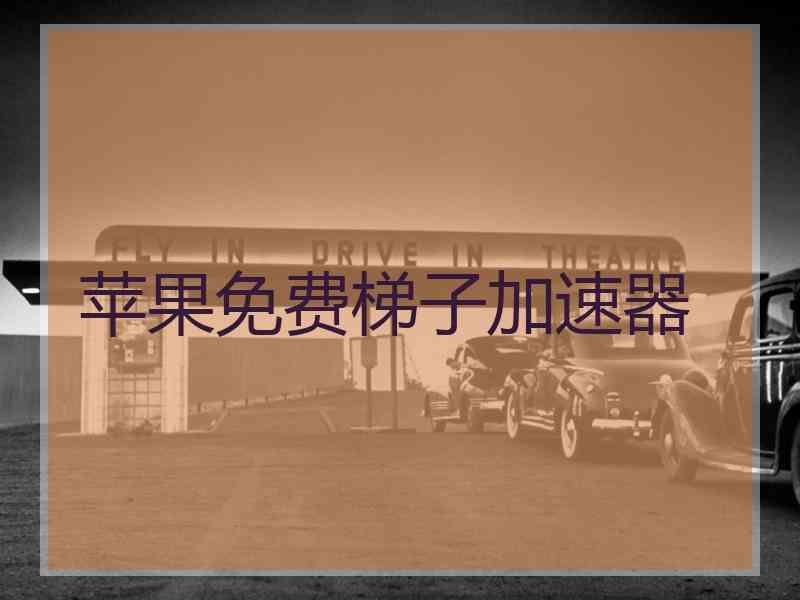 苹果免费梯子加速器