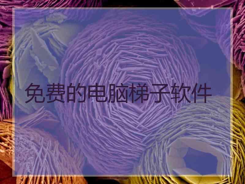 免费的电脑梯子软件