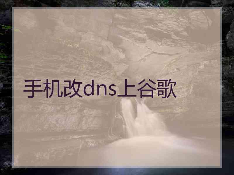 手机改dns上谷歌