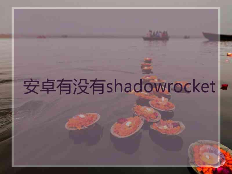 安卓有没有shadowrocket