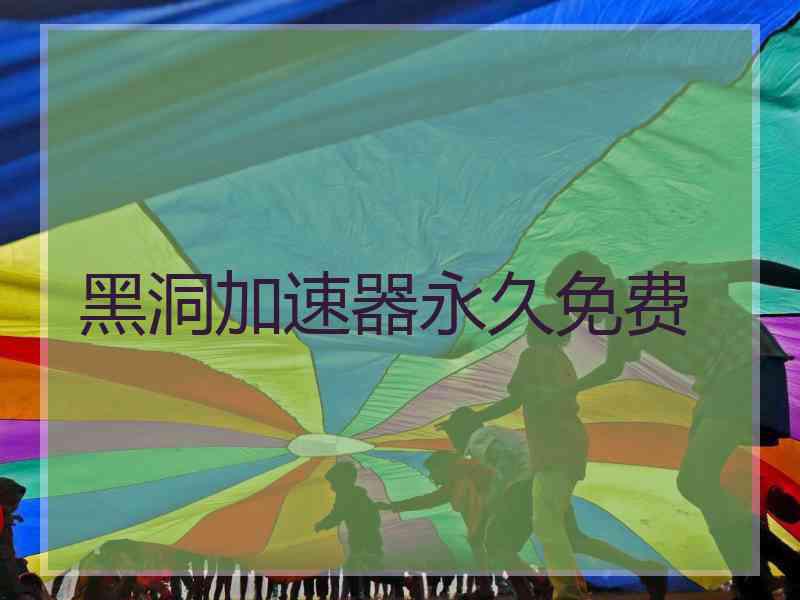 黑洞加速器永久免费
