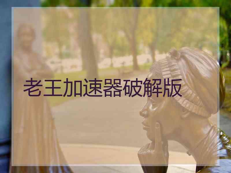 老王加速器破解版