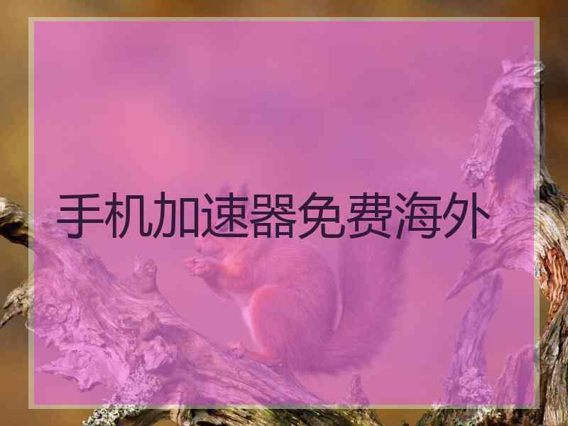 手机加速器免费海外