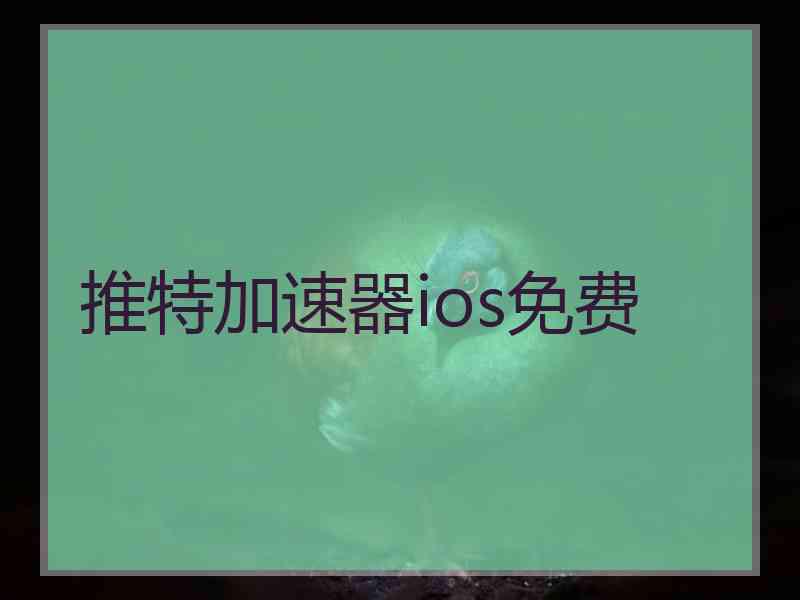 推特加速器ios免费