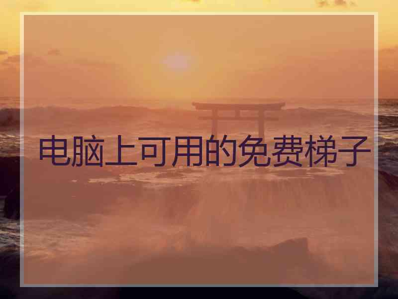 电脑上可用的免费梯子