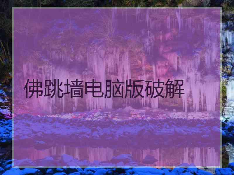 佛跳墙电脑版破解