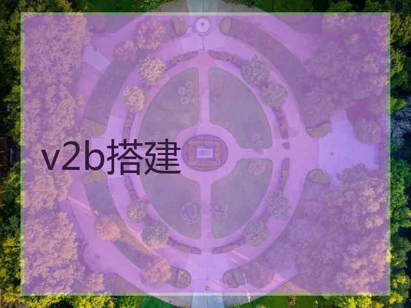 v2b搭建