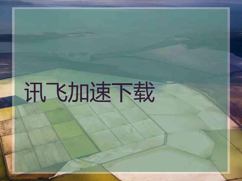 讯飞加速下载