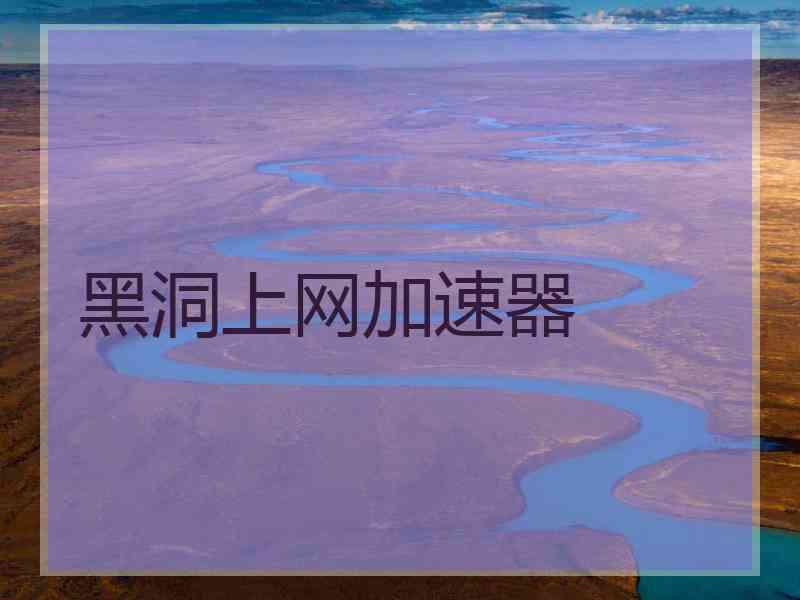 黑洞上网加速器