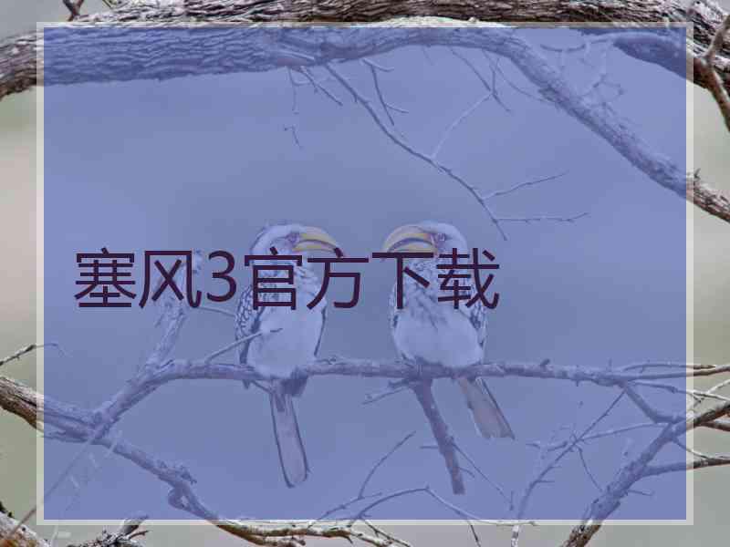 塞风3官方下载