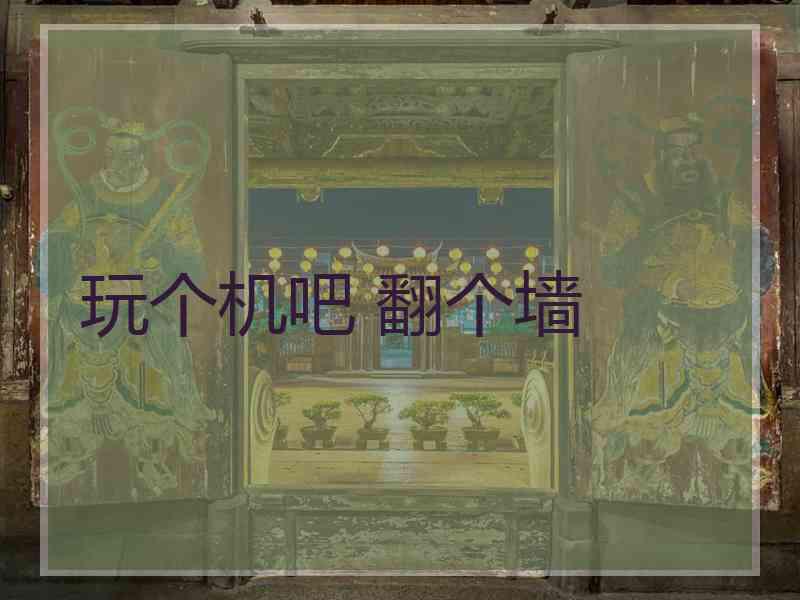 玩个机吧 翻个墙