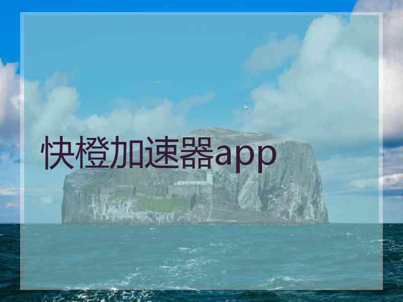 快橙加速器app