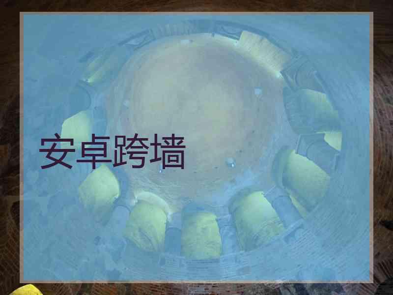 安卓跨墙