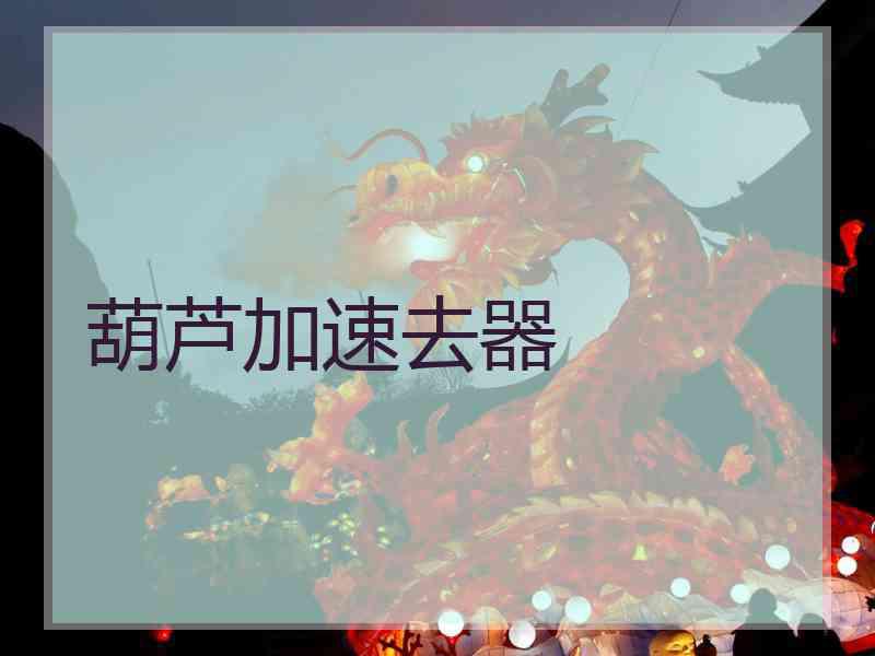葫芦加速去器