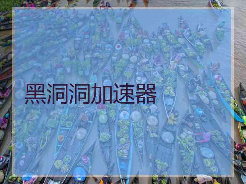 黑洞洞加速器