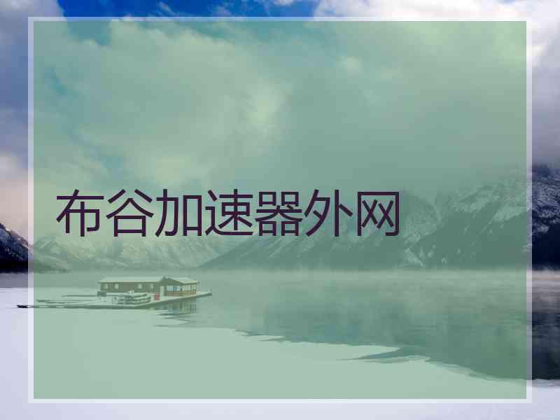 布谷加速器外网