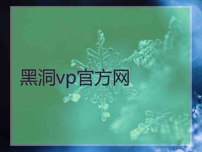 黑洞vp官方网