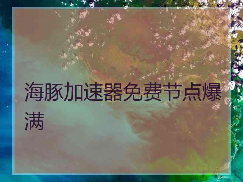 海豚加速器免费节点爆满