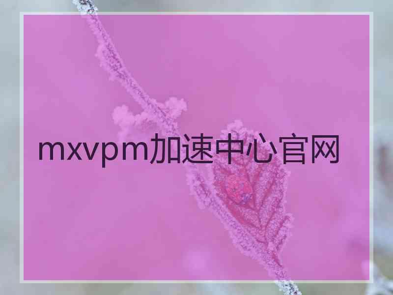 mxvpm加速中心官网