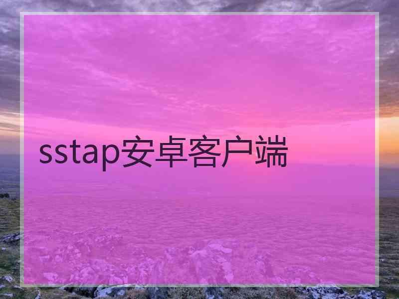 sstap安卓客户端