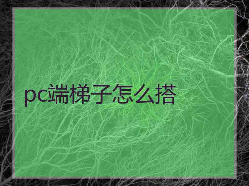 pc端梯子怎么搭