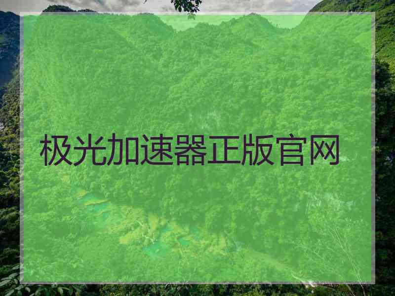 极光加速器正版官网