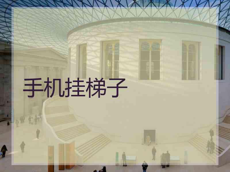 手机挂梯子