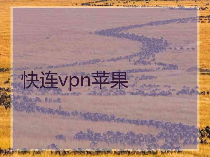 快连vpn苹果