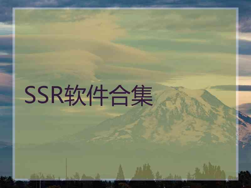 SSR软件合集