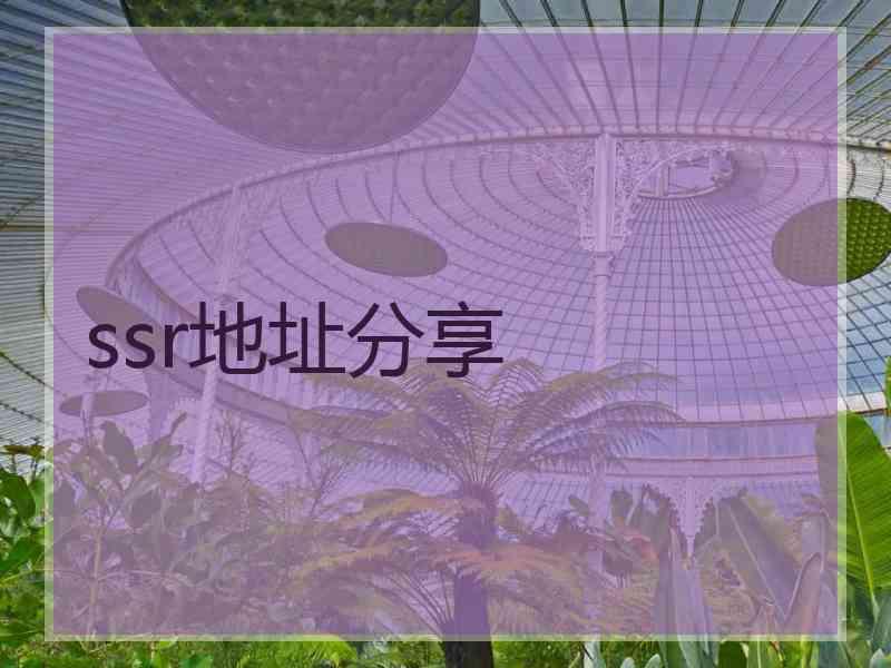 ssr地址分享