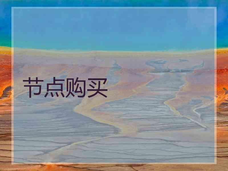 节点购买