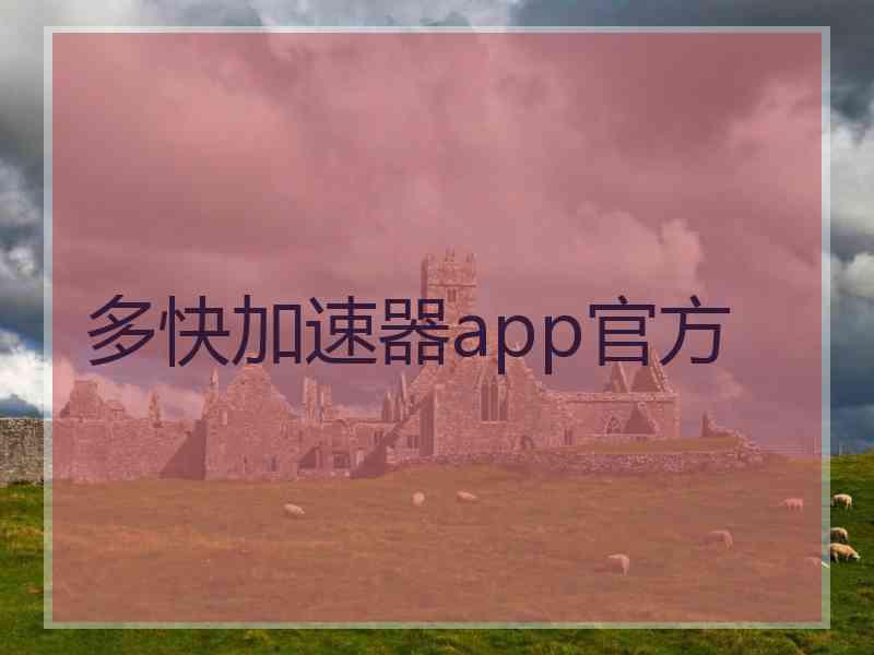 多快加速器app官方