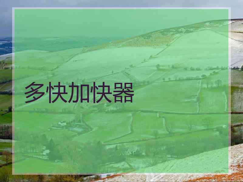 多快加快器