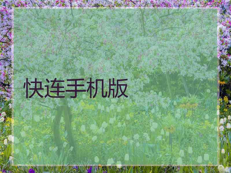 快连手机版