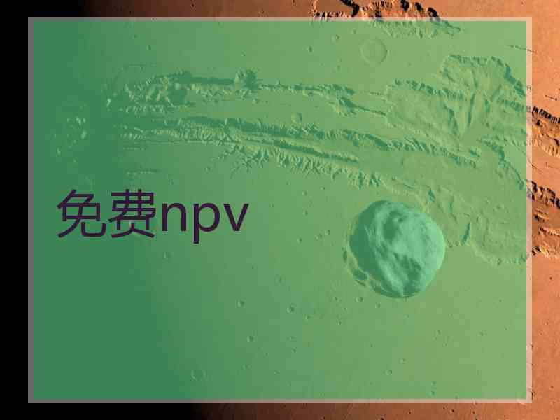 免费npv