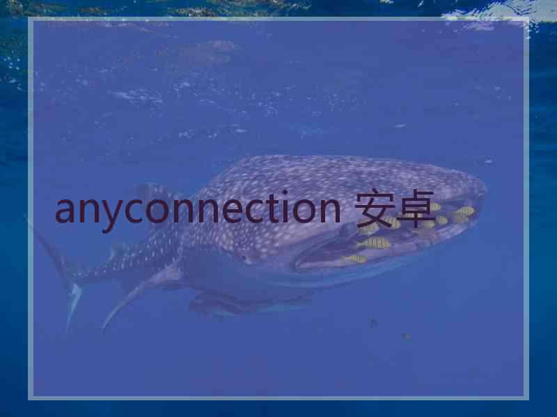 anyconnection 安卓