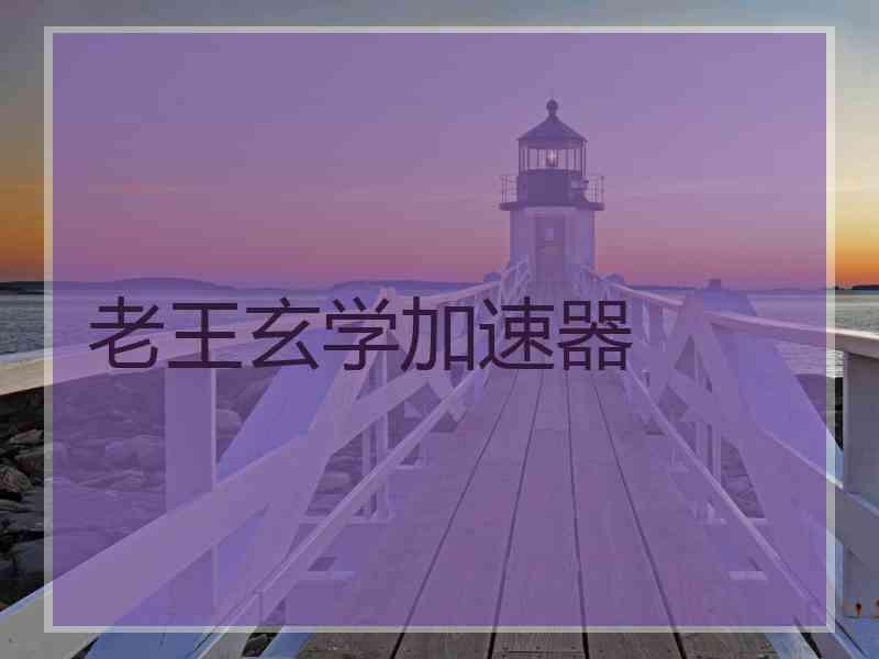 老王玄学加速器