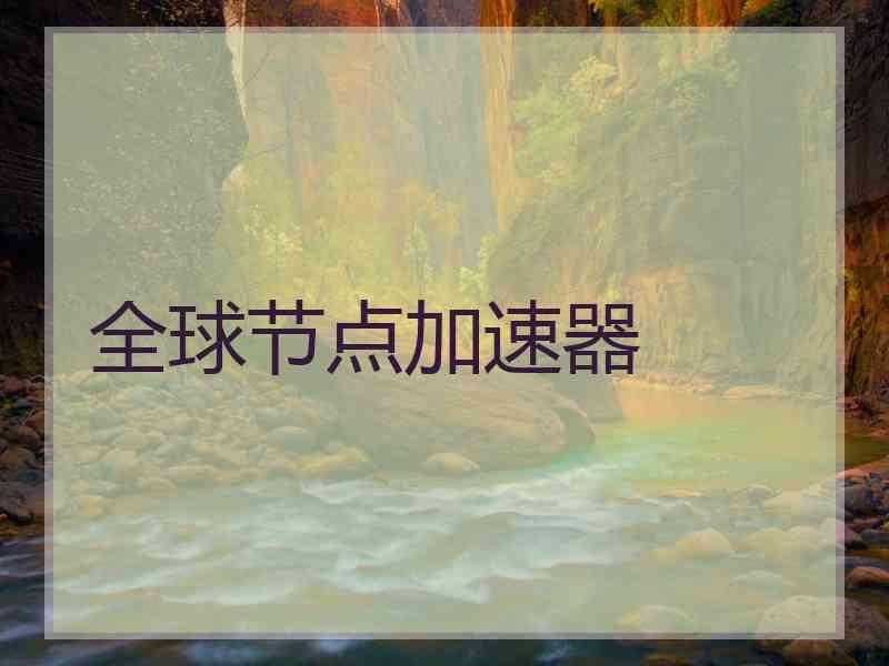 全球节点加速器