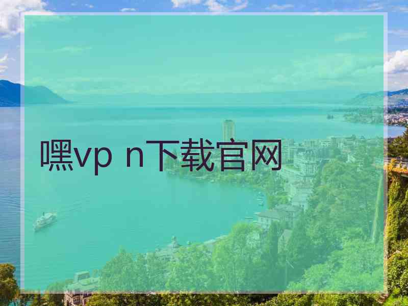 嘿vp n下载官网