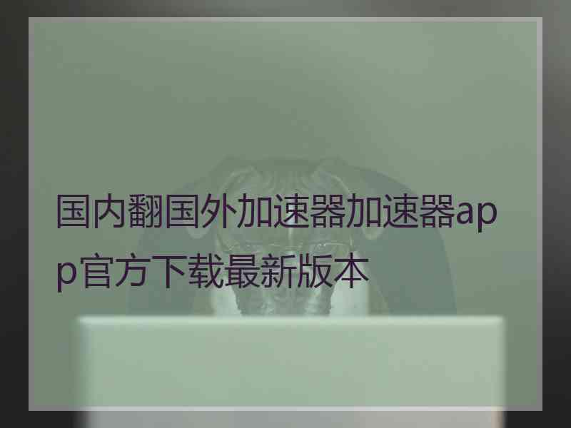 国内翻国外加速器加速器app官方下载最新版本