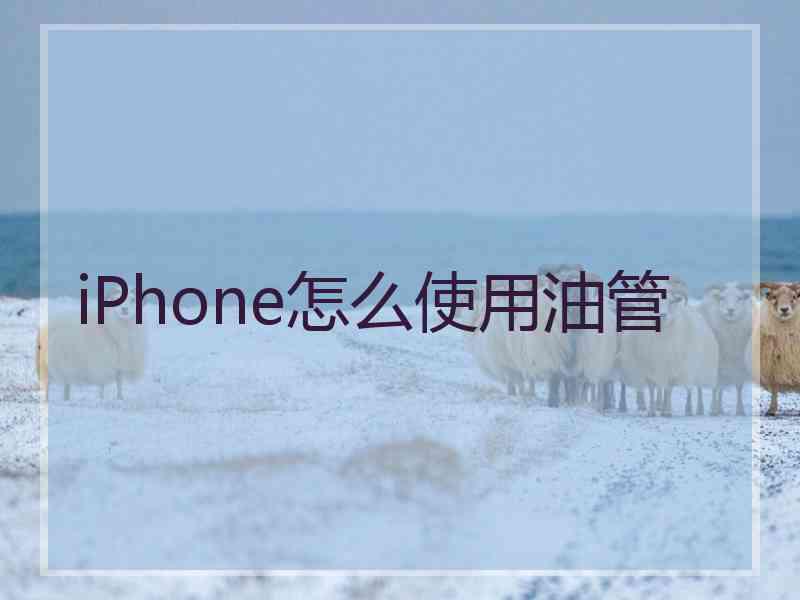 iPhone怎么使用油管