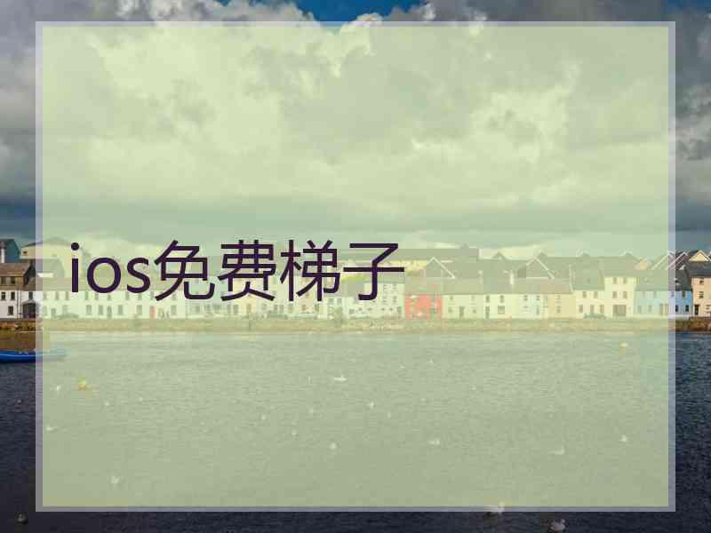 ios免费梯子